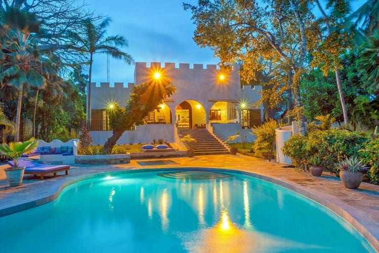 Marula House Galu Beach in Diani